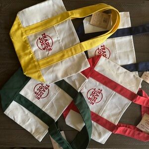{Trader Joe's Mini Canvas Reusable
Tote Bags} Limited Edition 2024 Tik Tok